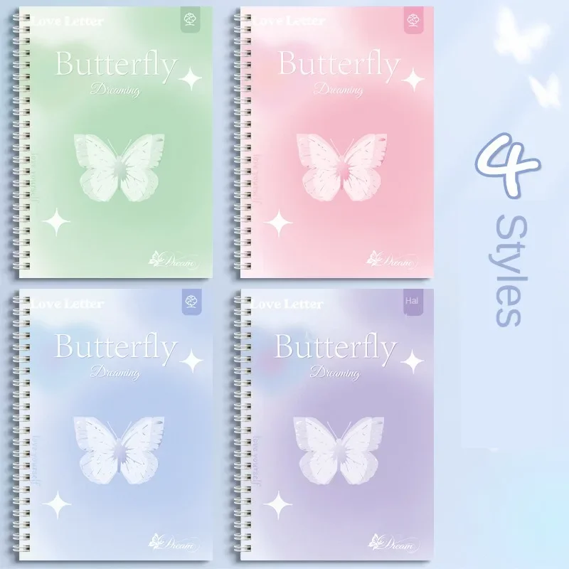 A5 Coil Notebook Simple and Beautiful Big Notebook Cute Coil Notebook journaling korean stationery notebooks for students