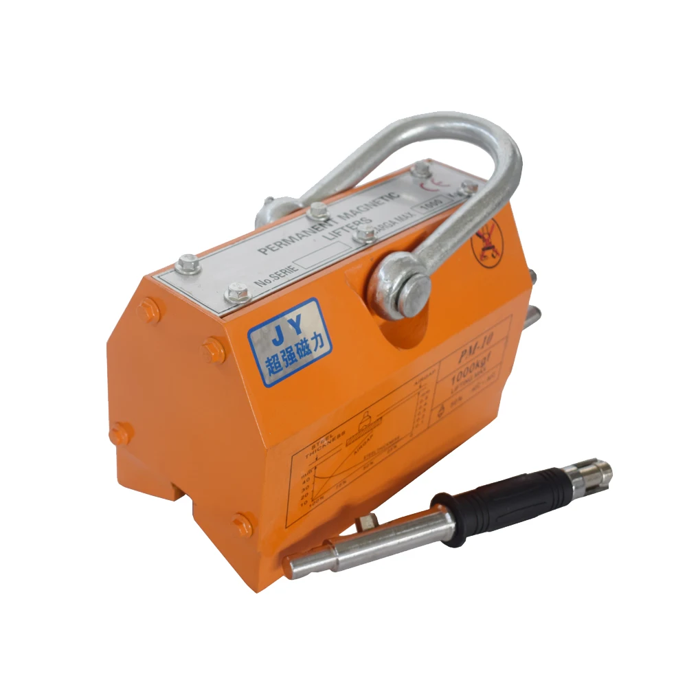 

600kg Capacity Nd-Fe-B Magnet Manual Pipe Lift Magnets for Cast Iron Heavy Duty Industrial Metal Handling Professional Tool