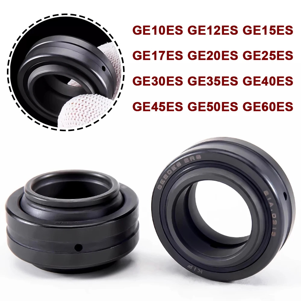 Self-lubricating Radial Spherical Plain Bearings GE10ES GE12 GE15ES GE17 GE20ES GE25ES GE30ES GE35ES GE40ES GE45ES GE50ES GE60ES