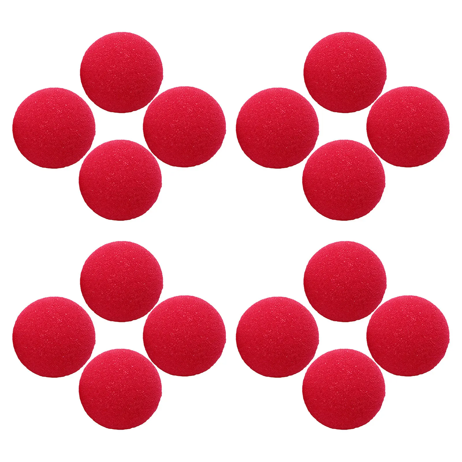 

40Pcs Classic Red Sponge Nose Ball for Clown Costume Carnival Party Role Play Funny Joke Gift Decor Item Red Clown Nose