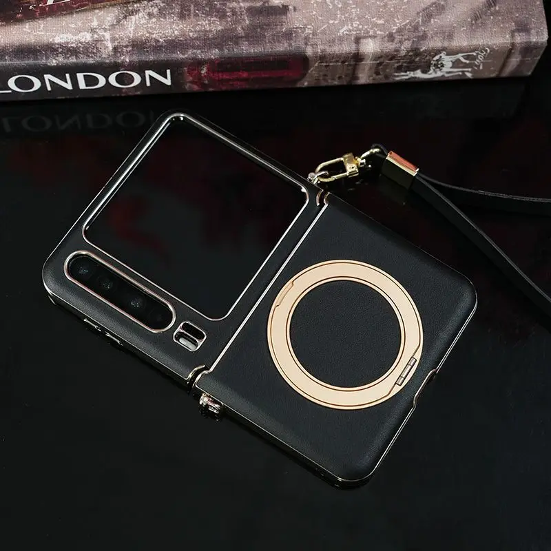 

Suitable for Huawei PuraX Collector's Edition phone case, foldable screen, leather anti drop center axle, fully wrapped with bra