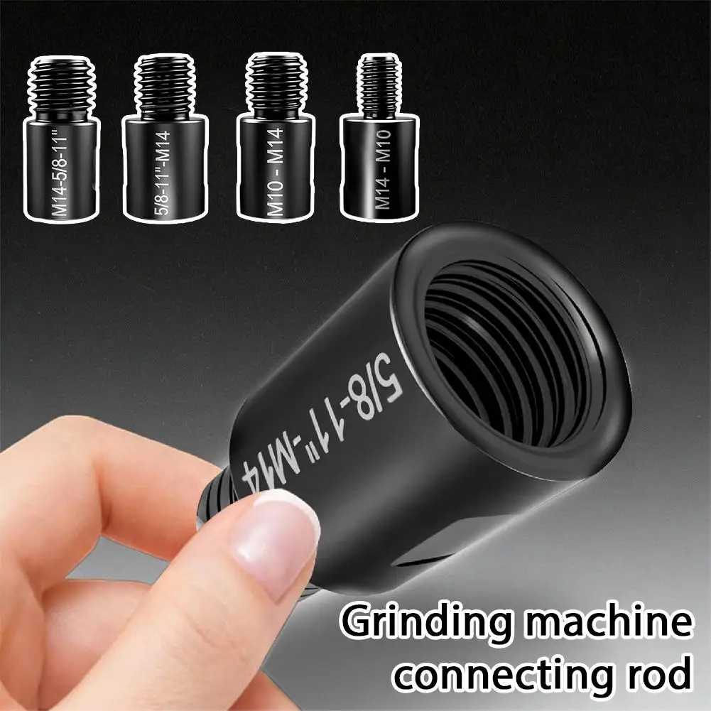 M14 Female to 5/8''-11 Male / M10 Male Angle Grinder Converter, Angle Grinder Shaft Adapter Interface Connector Thread Adapter