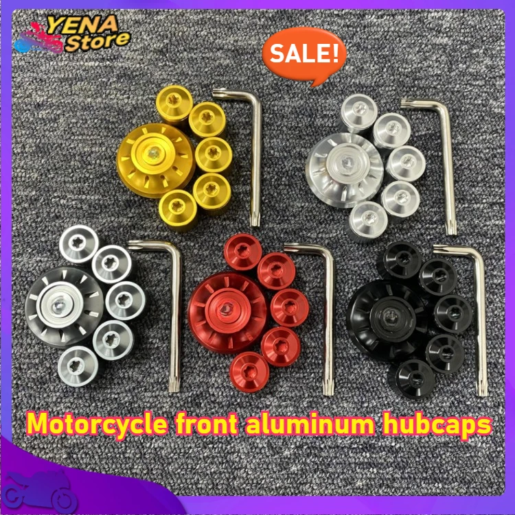 

Suitable for vespa Spring Sprint GTS GTV Motorcycle front aluminum hubcap screw trim cap scooter modification parts
