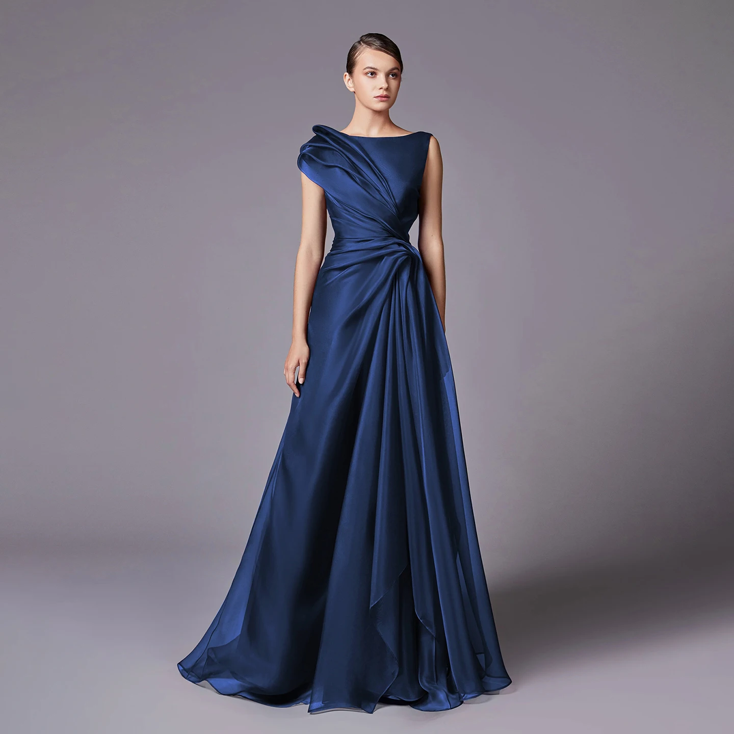 Sharon Said Elegant Burgundy Evening Dresses with Backless Dubai Navy Blue for Women Wedding Party Gowns SF083 Customized