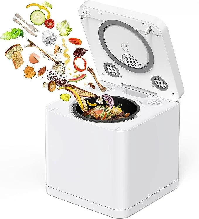 

Portable Electric Kitchen Food Waste Recycling Composter Stainless Steel Garbage Disposer for Home Use