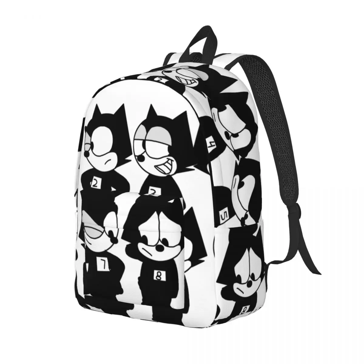 High School All Style Sturdy Shoulder Fashion F-Felix The Cat Cartoon Kindergarten Bag Female Children\'s Bags Back To School