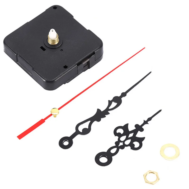 1PC Professional And Practical Quartz Wall Clock Movement Mechanism DIY Repair Tool Parts Kit with Red Hands