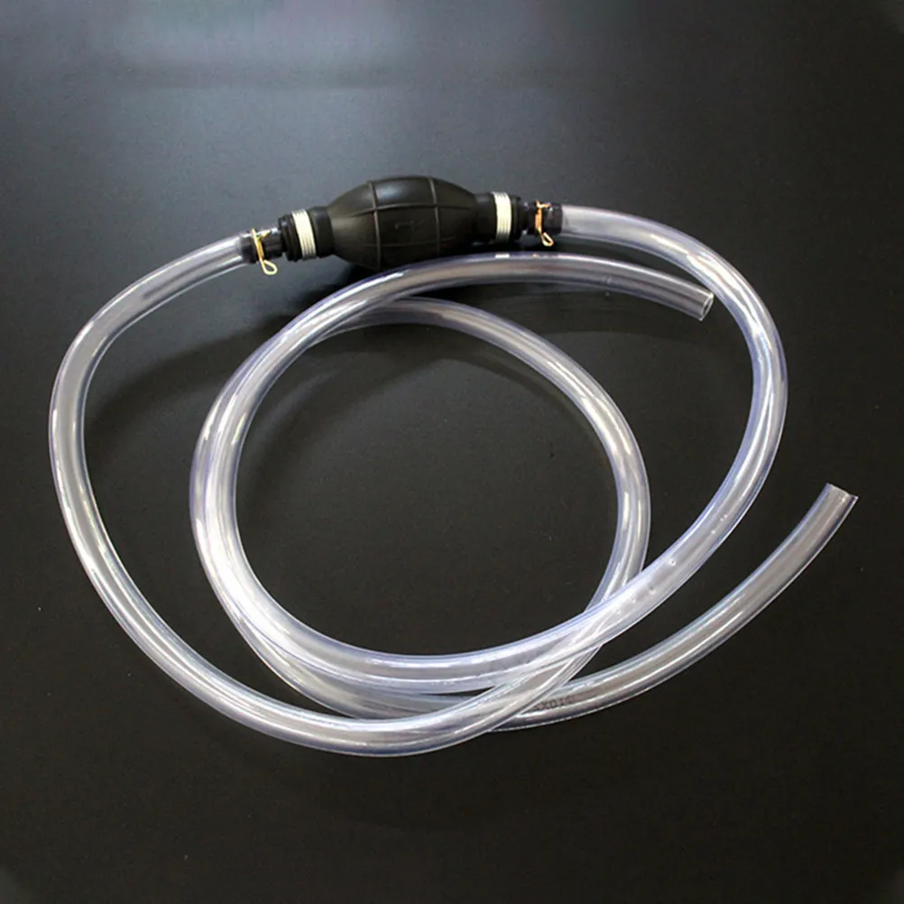 

1Pcs Siphon Hand Pump Large Size Rubber Oil Sucker for Fuel Water Transfer High Flow Suction Pump Vehicle Use