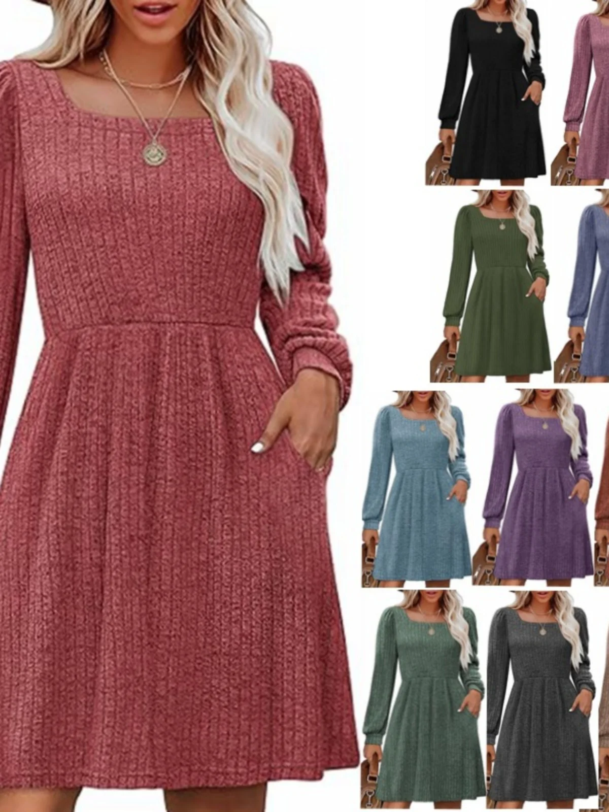 

V-Ne ket Кардиган Long Sve Casual Dr Юбка трапециевидной формы со средней талией Полиэфирная ткань Сексуальный Sle Осенний сезон Длинный Dr