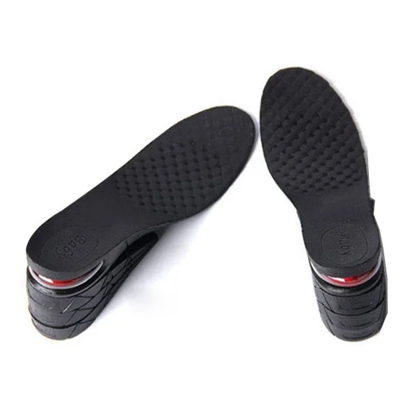 8Cm Height Insole 4-Layer Pu Taller Pad Anti-Slip Comfortable Insole Foot Care Tool For Men Women