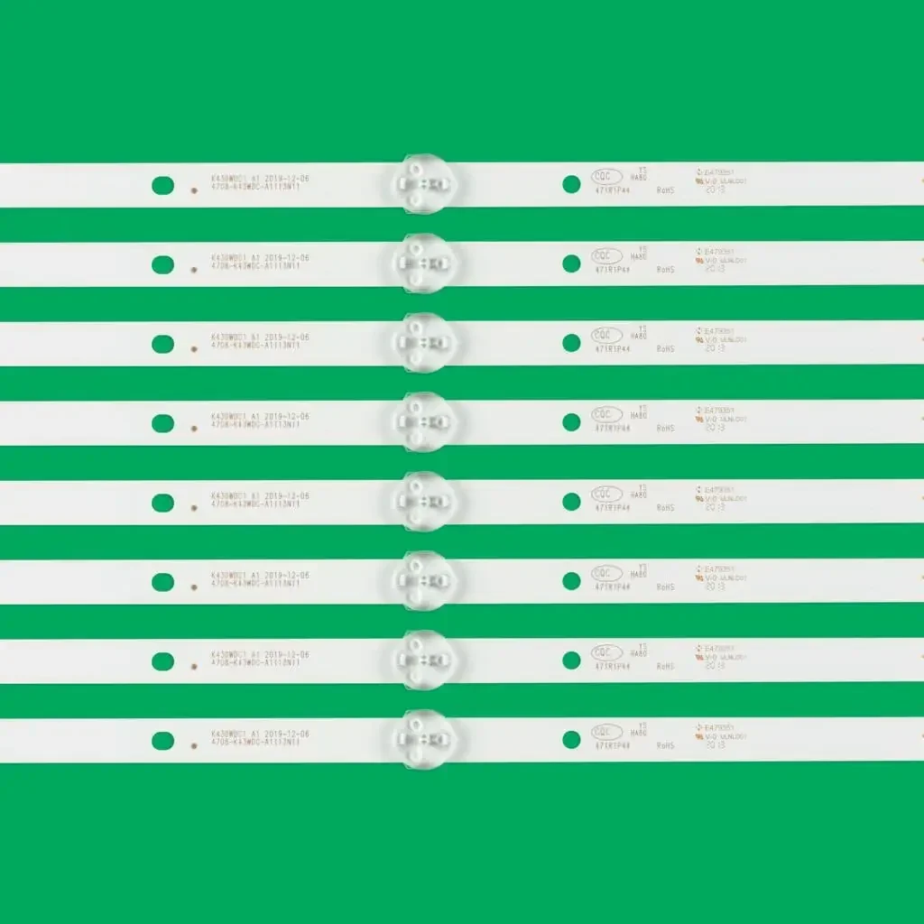 Tira de LED para 43PFF3012/T3 43PFF5012/T3 43PFS4012/12 43PFS4062/60 43PUH6002/96 LE43E6850 LE43M3579/60 SVK430AK1_WICOP_3LED_REV03