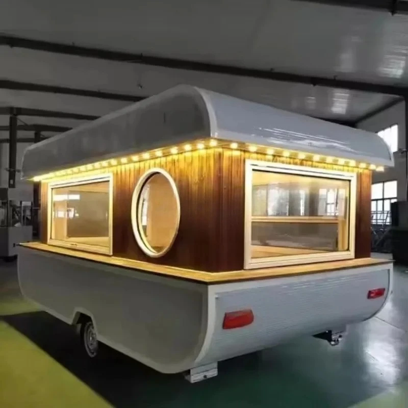 Beautiful Full Kitchen Bakery Food Truck | Multi-category Applicable Towing Street Cart