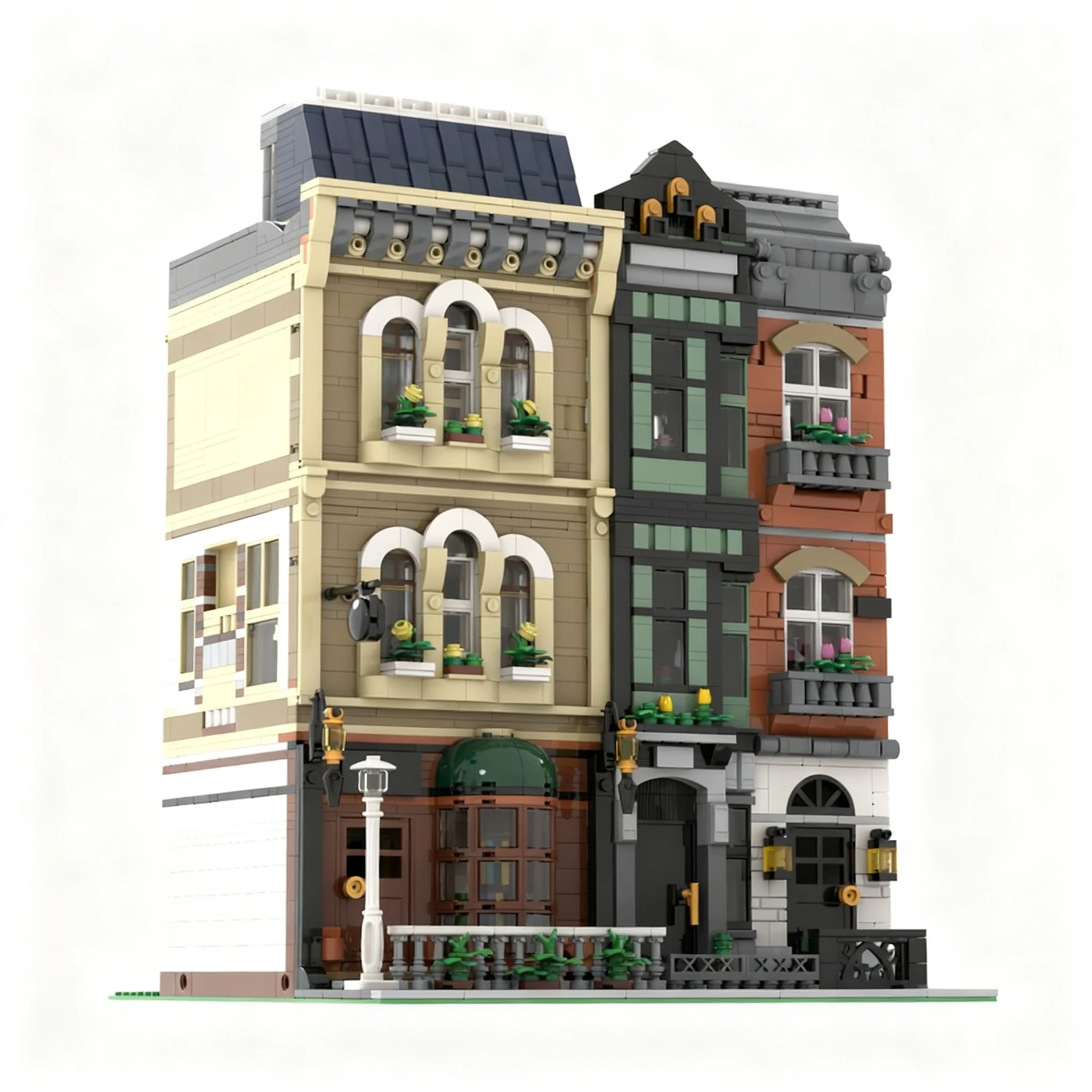 3561pcs MOC Detective S Office Book Shop No Model Toys Building Blocks Architecture Christmas Gifts DIY Education Kids Birthday