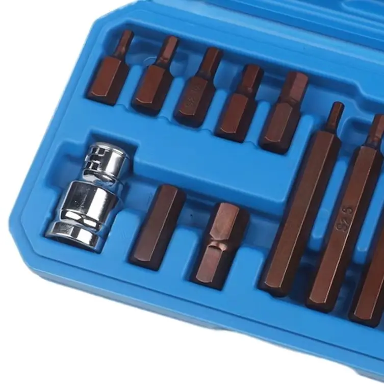 

For Torx Star 12 Points Hex Socket Bit Set Alloy Steel Auto Repair Tool Kit For Car Maintenance Garage Workshop Equipment