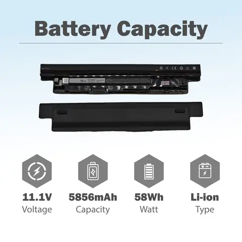 MR90Y XCMRD Battery for Dell Inspiron 15 3521 3537 Latitude 3440 3540 3570