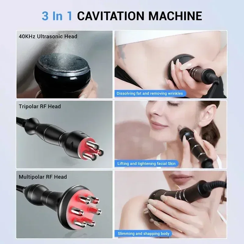 80K Cavitation RF Body Slimming Ultrasonic Machine Radio Frequency SKin Tightening Weight Loss Products That Actually Work 2024