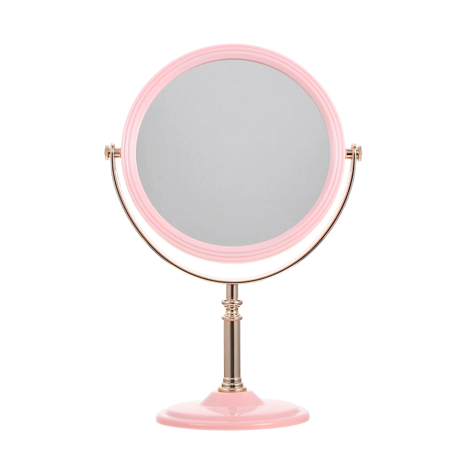 Double-Sided Round Makeup Mirror for Women Elegant Desktop Dressing Table Mirror High-End Material Clear Reflection Daily Use