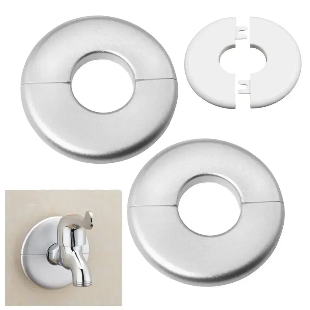 Cubierta decorativa autoadhesiva para grifo, cubiertas de pared de tubería de agua práctica, accesorios de decoración de grifo para baño y cocina, 1 unidad