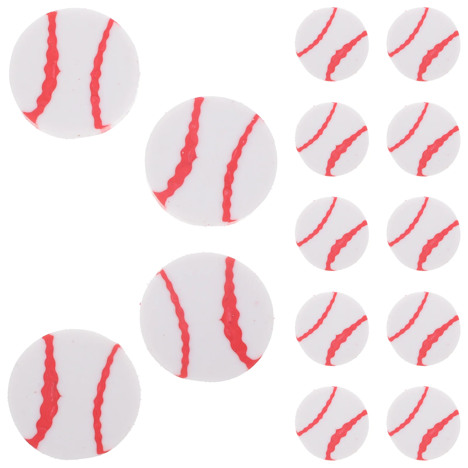 

50 Pcs Eraser Ball Wear-resistant Mini Erasers Christmas Pencil Party Favors Accessories Child