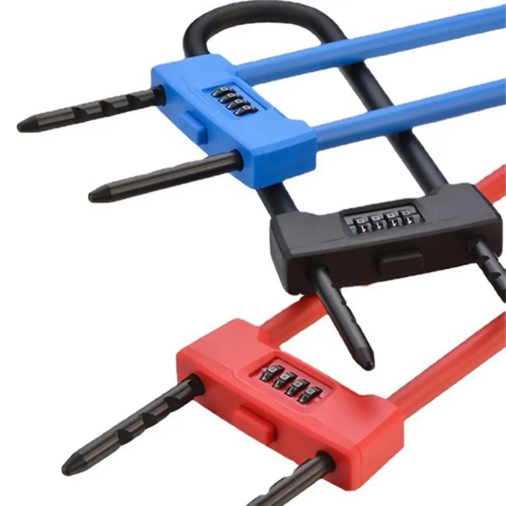 

Прочный противоугонный U-образный замок с регулируемой длинной дужкой для велосипеда