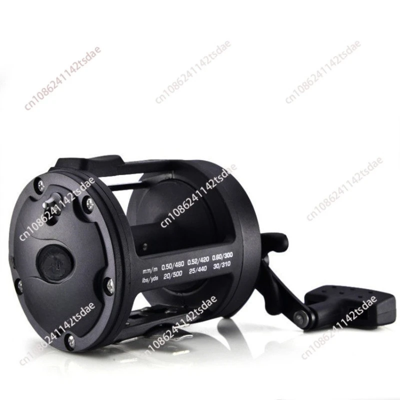 Sea fishing full metal belt discharge boat fishing wheel iron plate wheel