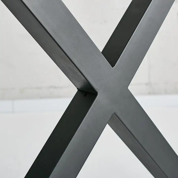 Wrought iron table legs, desk metal tripod, simple large board table rack