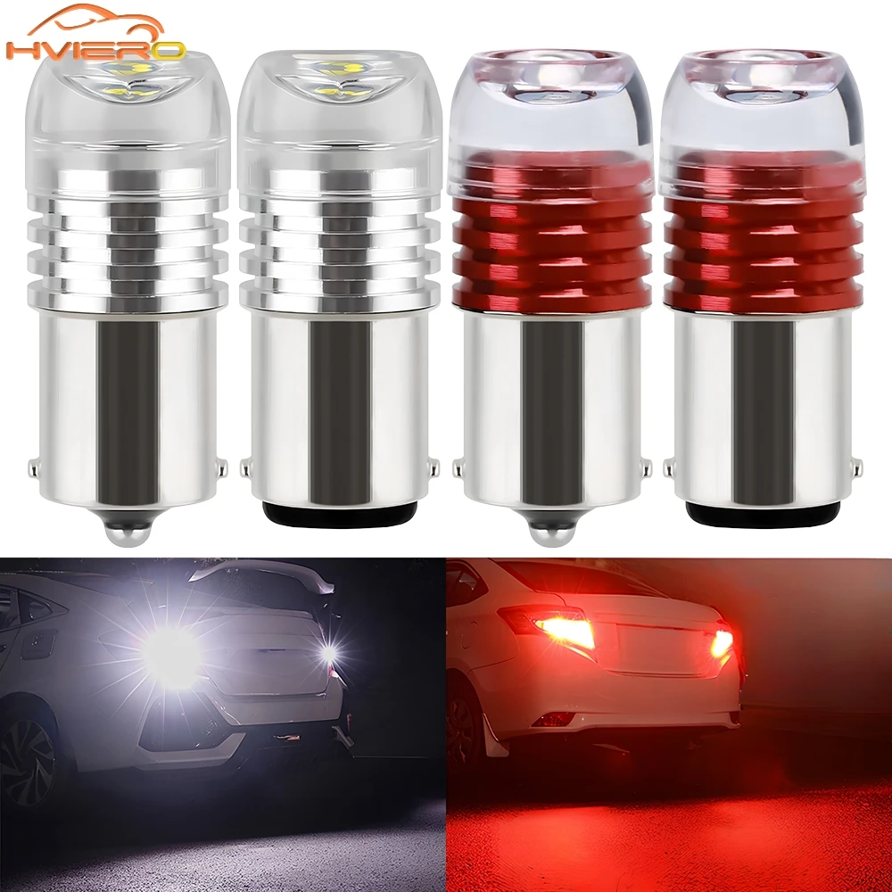 4PCS 1156 1157 T20 Flash Brake Turn Signal Tail Flashing Light Car Strobe Lamp Parking Reverse LED Waterproof Trunk Bulbs Modif