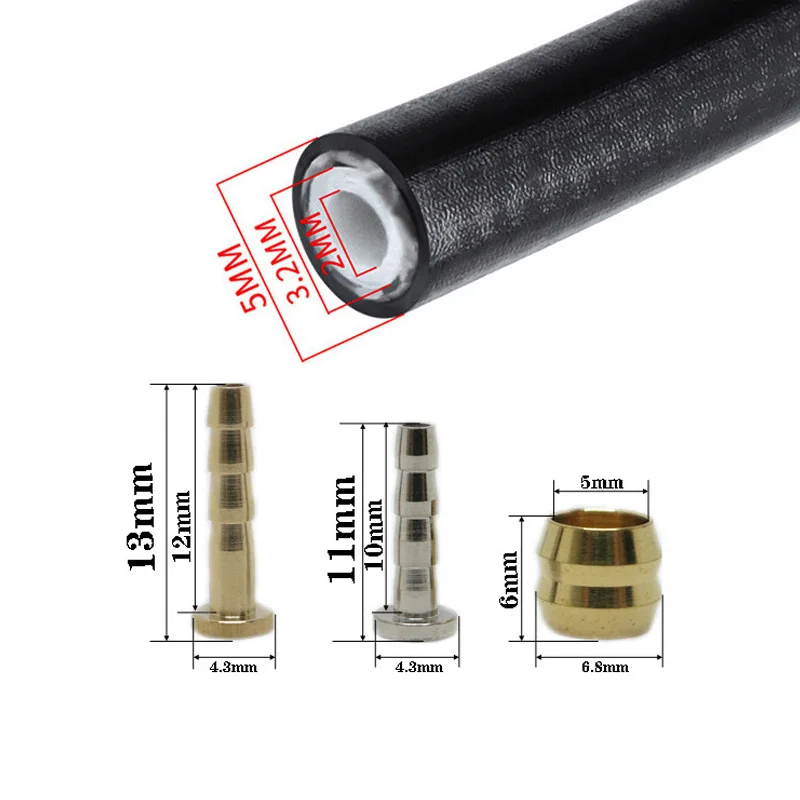 Vnlio Bicycle Oil Brake Hose 5 * 2mm MTB Road Vehicle Hydraulic Disc Brake HoseBH59