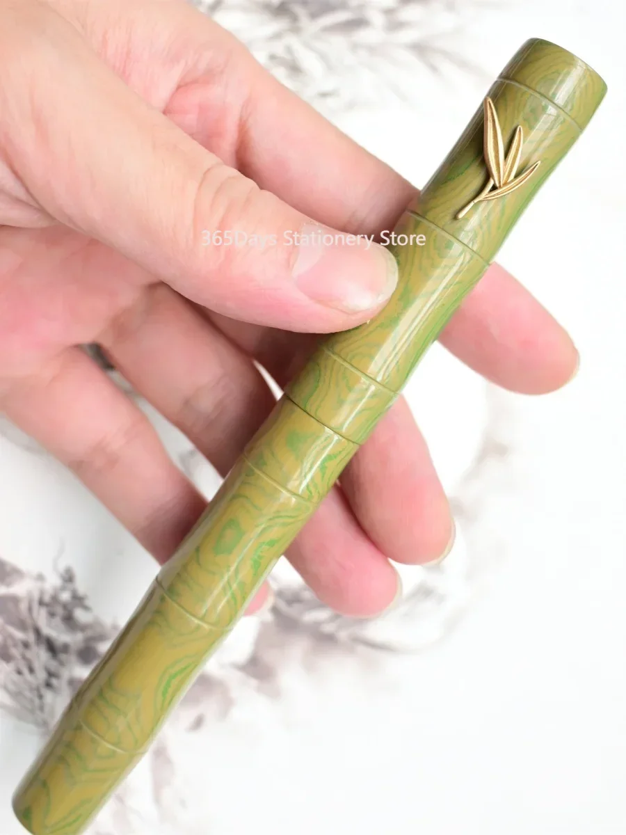 

Bamboo Joint Hand Made Cumberland Hard Rubber BOCK/Schmidt Fountain Pen Business Writing Stationery Student Gift