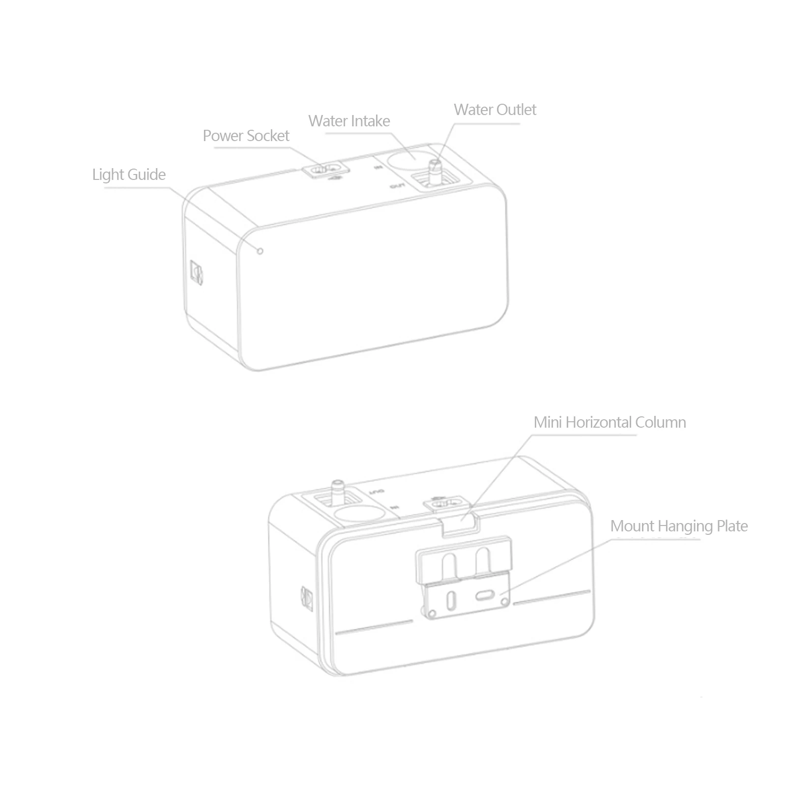 Silent Air Conditioning Pump, Air Conditioning Pump Silent Condensate Lift Removal System Assembly Parts  50‑60HZ