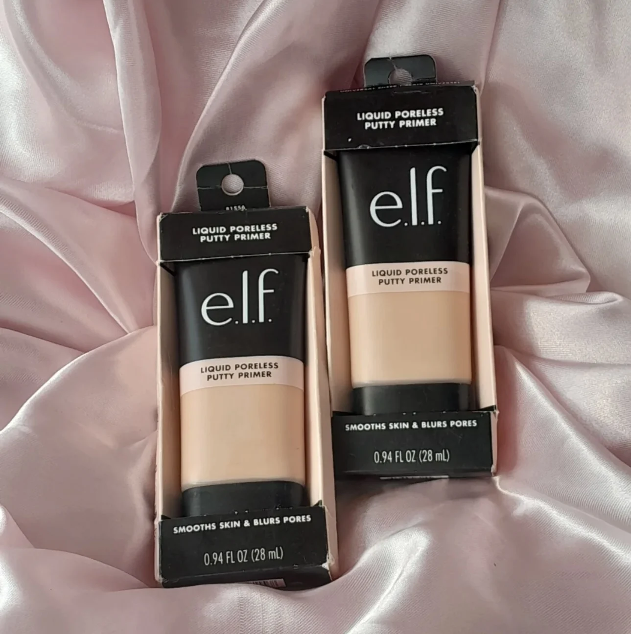 ไพรเมอร์แต่งหน้าเนื้อซิลค์ไวท์เทนนิ่ง 28 มล. ยี่ห้อเกาหลีแท้ e.l.f. ลิควิด พอร์เลส พัตตี้ ไพรเมอร์ ช่วยให้ผิวเรียบเนียน ปกปิดรูขุมขน