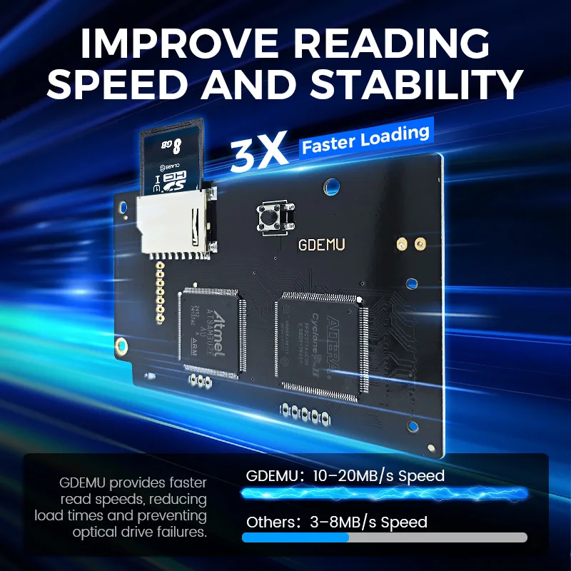 DGETG GDEMU 5 15b Optical Drive Emulation Board SD Expansion Accessory for DC VA1 Dreamcast Video Game Console