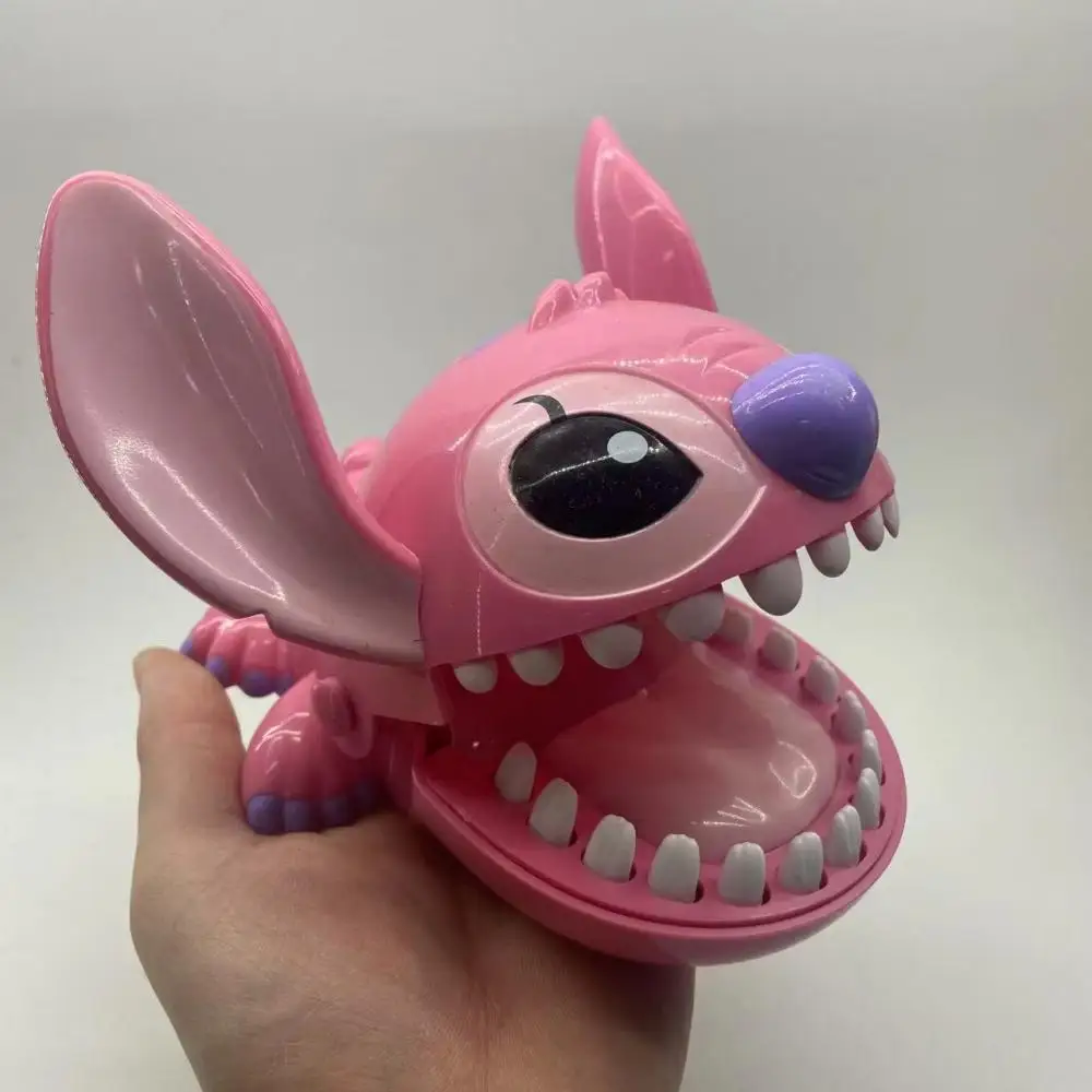 อะนิเมะ Disney Stitch Bite ของเล่นนิ้วมือ,ตลก Push ฟันทันตแพทย์เกม,อะนิเมะสําหรับเด็กทารก,ของขวัญวันเกิดคริสต์มาส