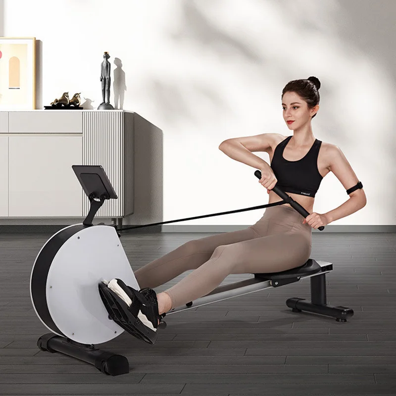 Foldable 8-Level Magnetic Resistance Rowing Machine with LCD Display for Home Gym & Cardio Training Indoor