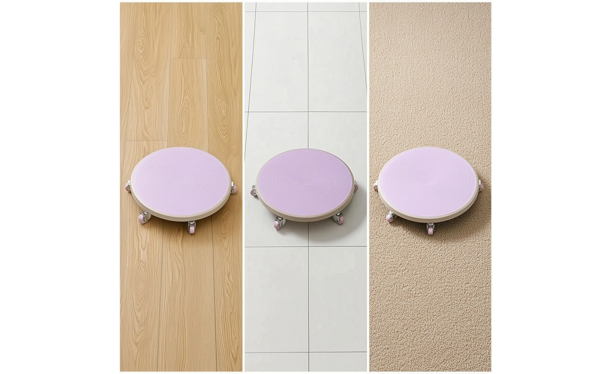 Abdominal Exercise Slider Board Portable Ab Roller Board Fitness Equipment Compact Stable for Beginners, Home Gym, Living Room