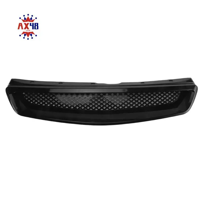 

AX48-Car Front Hood Mesh Bumper Racing Grille For Honda For Honda Civic EK CX DX EX HX LX Type R 1999-2000