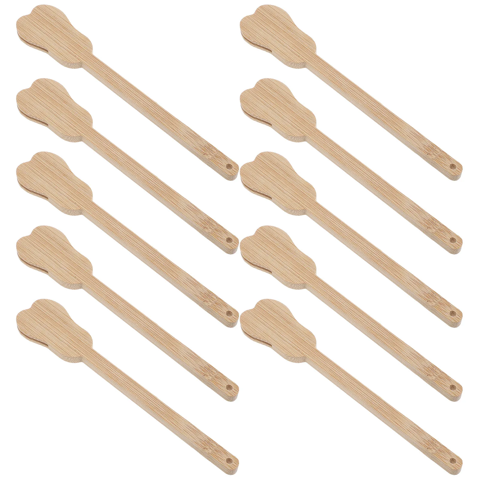 10Pcs Bamboo Fan Rods Smooth Surface for DIY Folding Hand Fan Frame Wedding Party Craft Making Material Wedding Fans for Guests