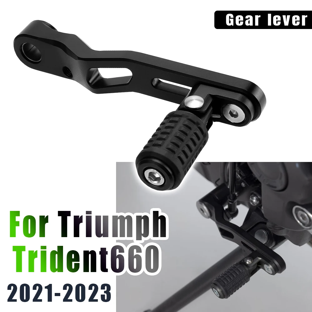 

For Triumph Trident660 2021-2024 Adjustable Gear Shifter Shift Pedal Lever Stabilizer Support Shifter Motorcycle Accessories
