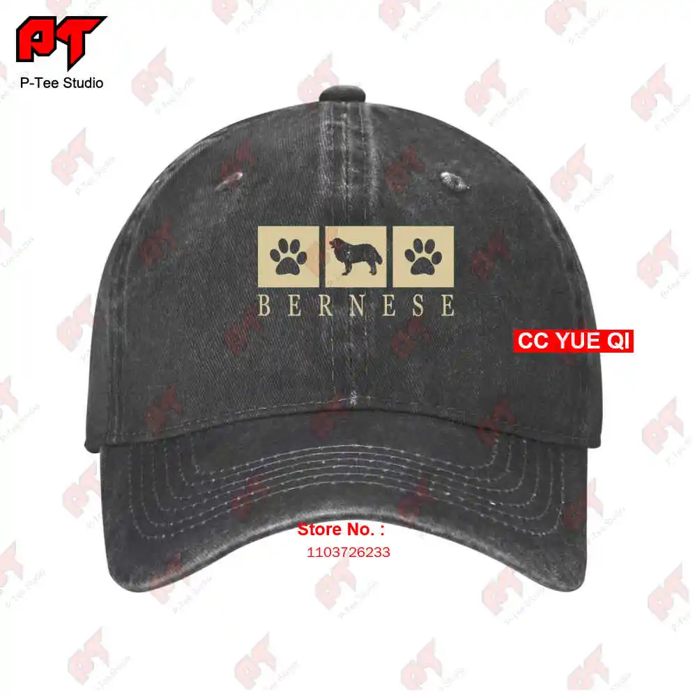 Bernese Mountain Dog Silhouette Baseball Caps Truck Cap ZJD3