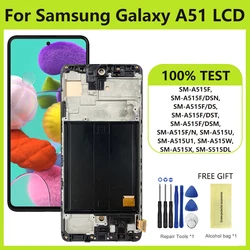 6.5''Super AMOLED LCD For Samsung Galaxy A51 LCD Display Touch Screen Digitizer Assembly Replacement A515 A515FN/DS A515F