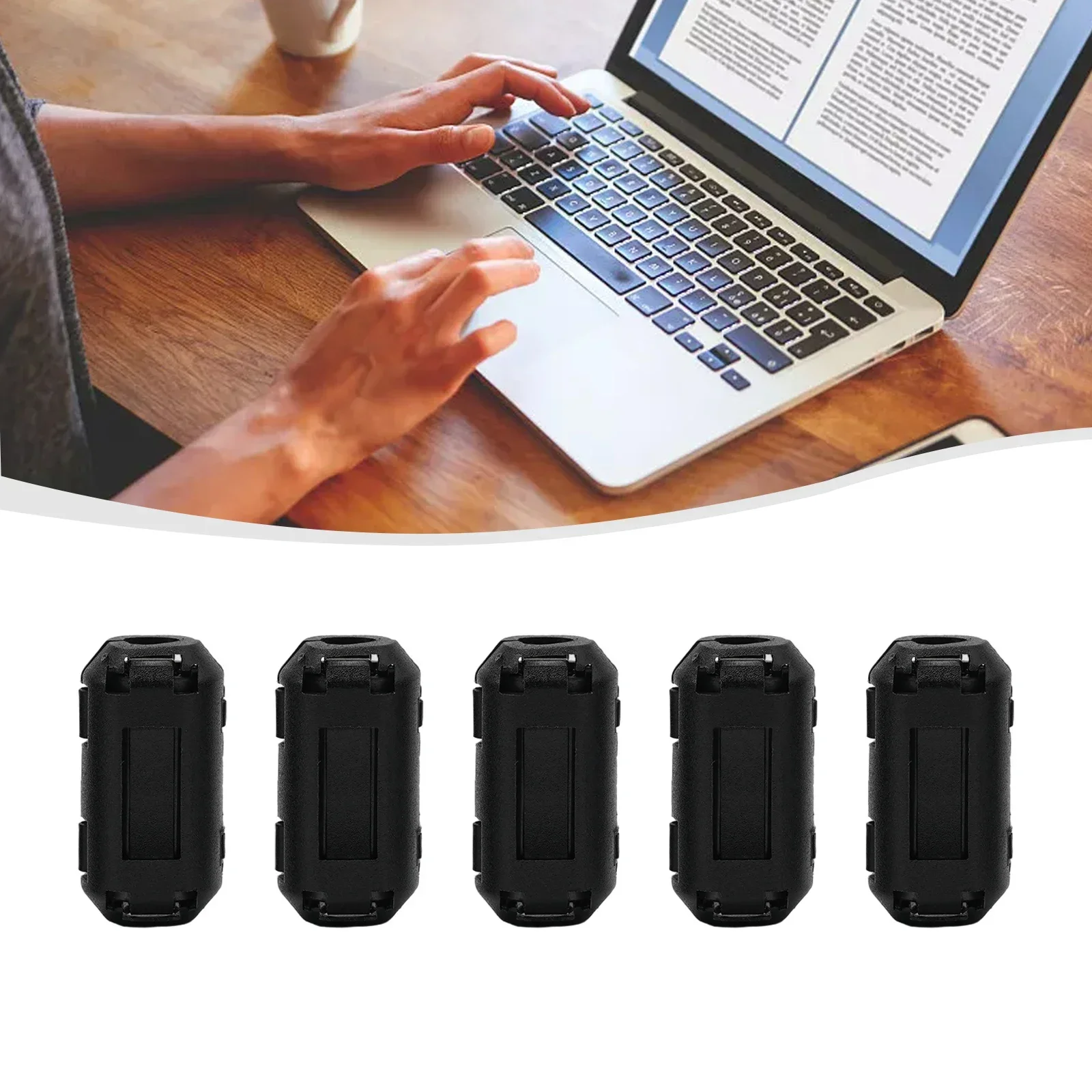 5 Stück Toroidkern Ferrit Rausch unterdrücker Filter ring Kabel clip 3,5-13mm Perle Choke Emi RFI Singal Anti-Jamming Rausch filter