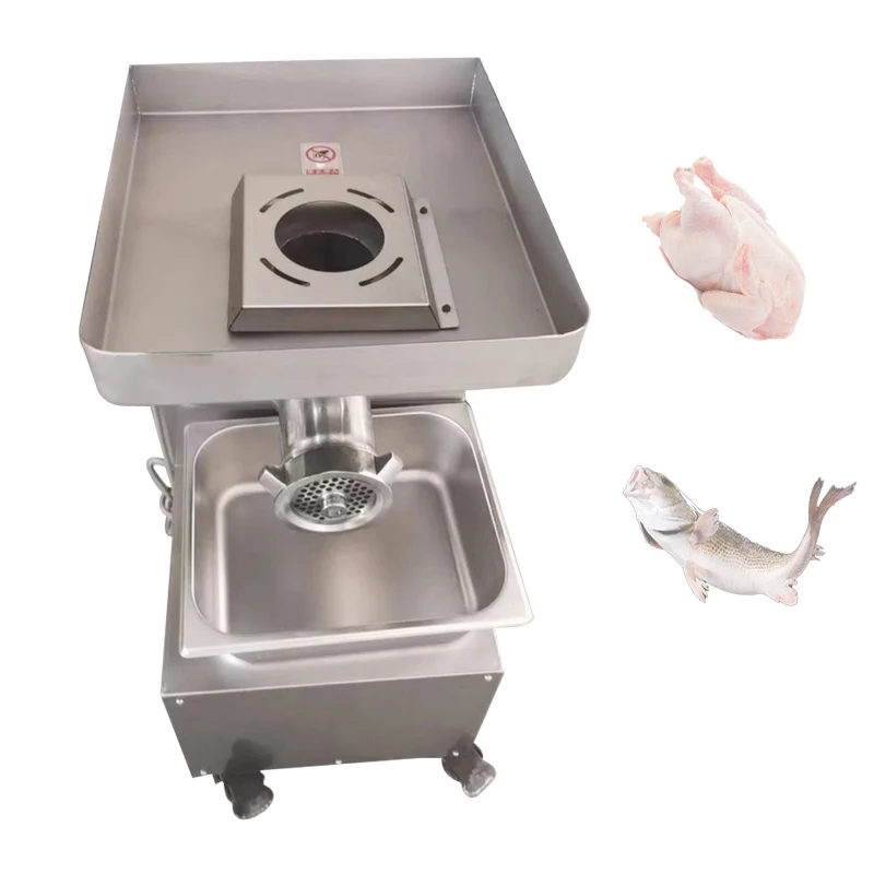 

2200W Commercial Stainless Steel Meat Grinder For Pork Beef Chicken Frame Fish Chili Grinding Meat Grinder