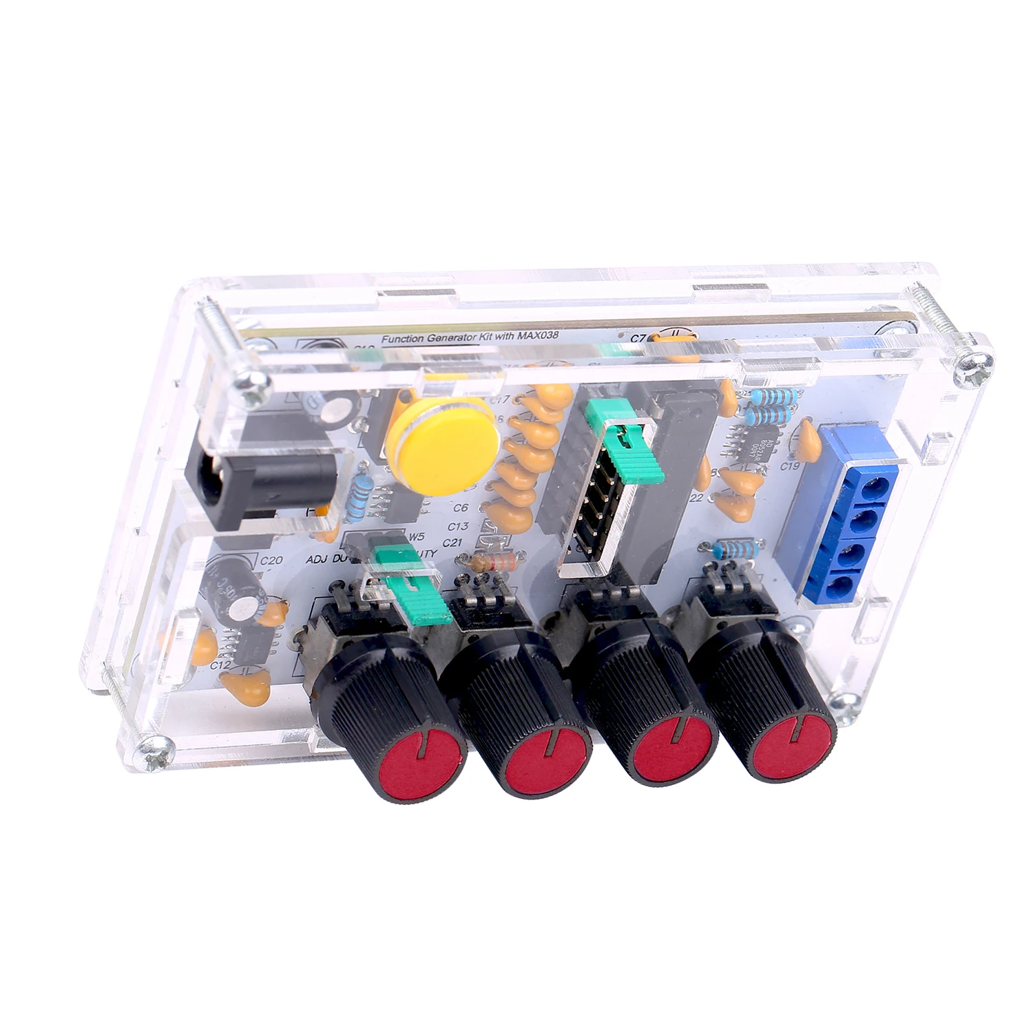 AOKoda MAX038 DIY Signal Generator Kit, 1Hz-20MHz Function Generator w/Sine/Triangle/Square/Sawtooth Waveforms