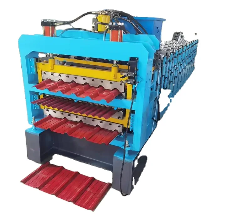 High Speed Metal Corrugated Iron Sheets Roof Panel Roll Forming Making Machine