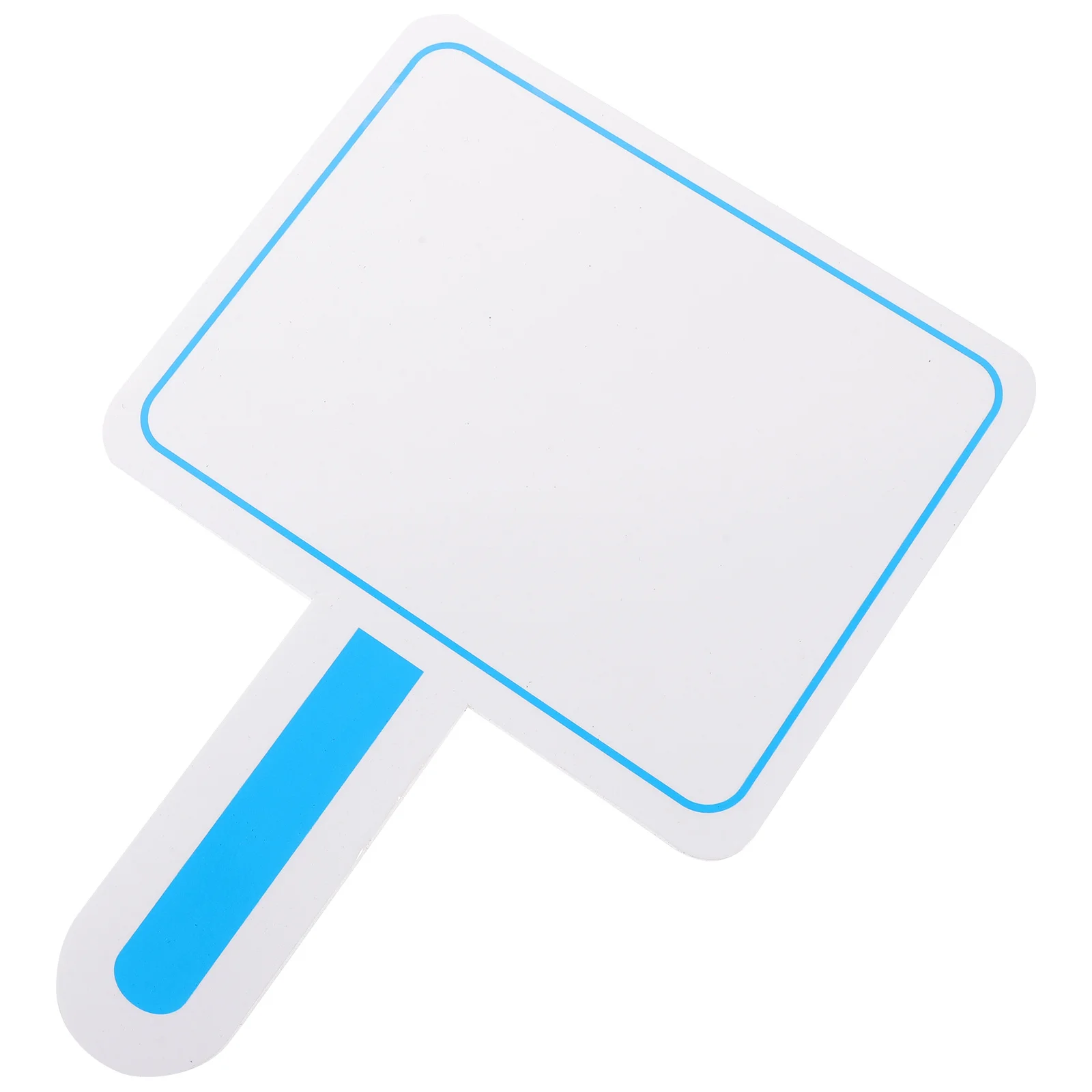 سبورة بيضاء محمولة من جانب واحد قابلة لإعادة الاستخدام لوحة مسح جاف محمولة مجداف صغير فارغ لألعاب مزاد لوحة النتائج #5