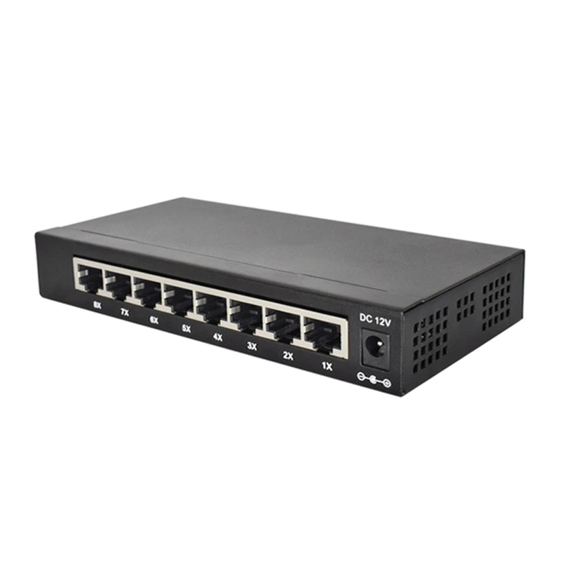 

8 Port Gigabit Managed Switch Managed Ethernet Switch With 8 Port 10/100/1000M VLAN Ethernet Switch