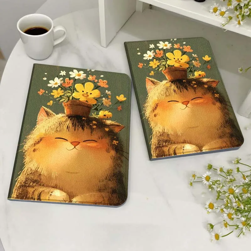 

Cartoon Cat Mouse Leaf Case For Honor MagicPad MatePad M5 8 9 2 3 10 12 X V7 V8 X8 X9 V9 GT X9a GT2 S Air Pro Tablet