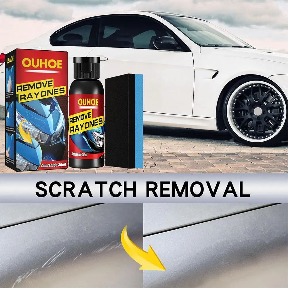 

Car Scratch Repair Agent Auto Polishing Grinding Wax Scratch Paint Care Household Car Accessories for Swirl Remover T8K1