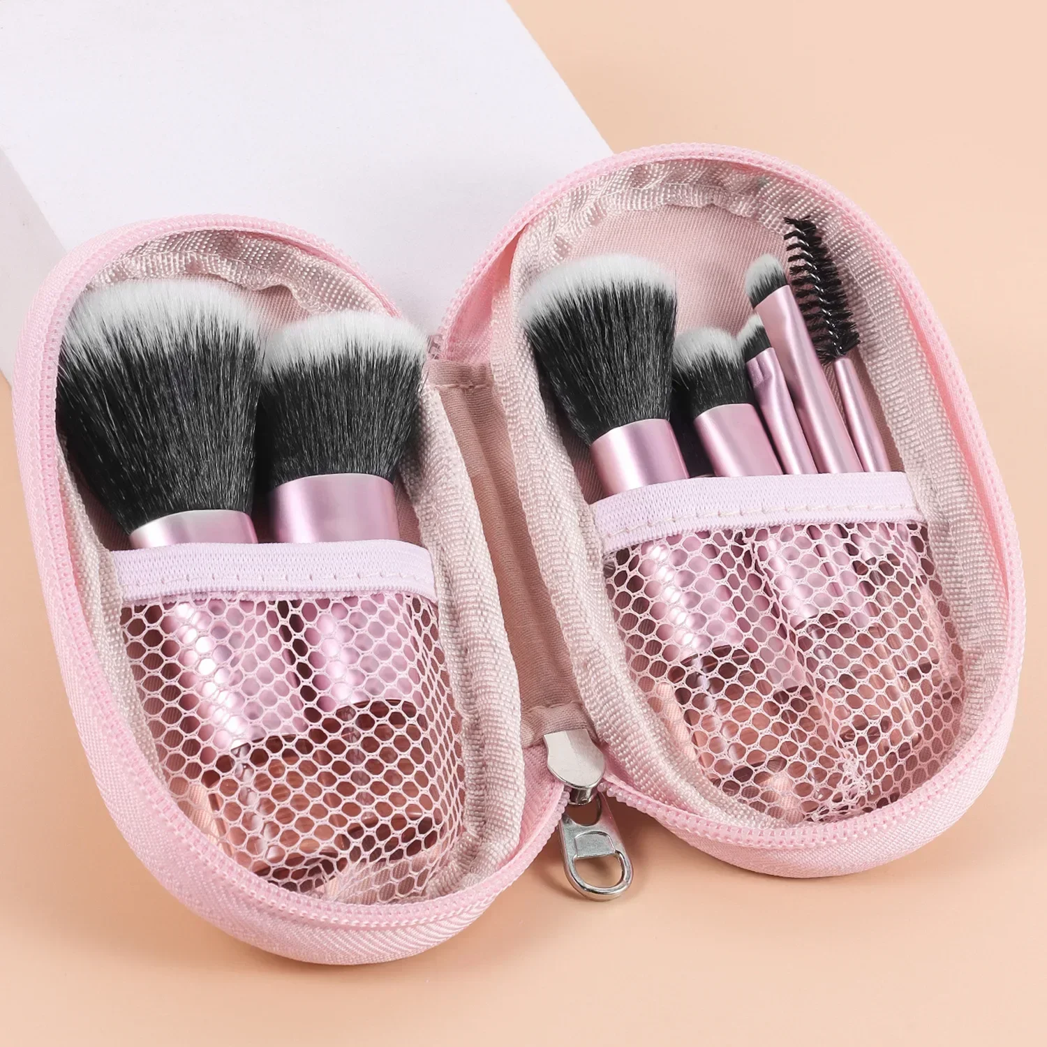 10 szt. Mini Zestaw Pędzli do Makijażu Puder Cień do Powiek Podkład Róż Blender Korektor Narzędzia do Makijażu Profesjonalne Akcesoria