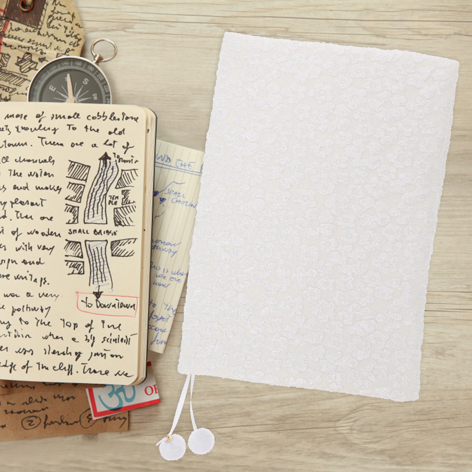 Sampul Buku Notebook Sarung Pelindung yang Dapat Dicuci untuk Penggunaan Pribadi, Bisnis, dan Sekolah Pelindung Buku Dekoratif Anti Gores